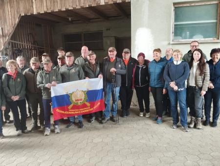 Veterani vojne za Slovenijo v Borseki 